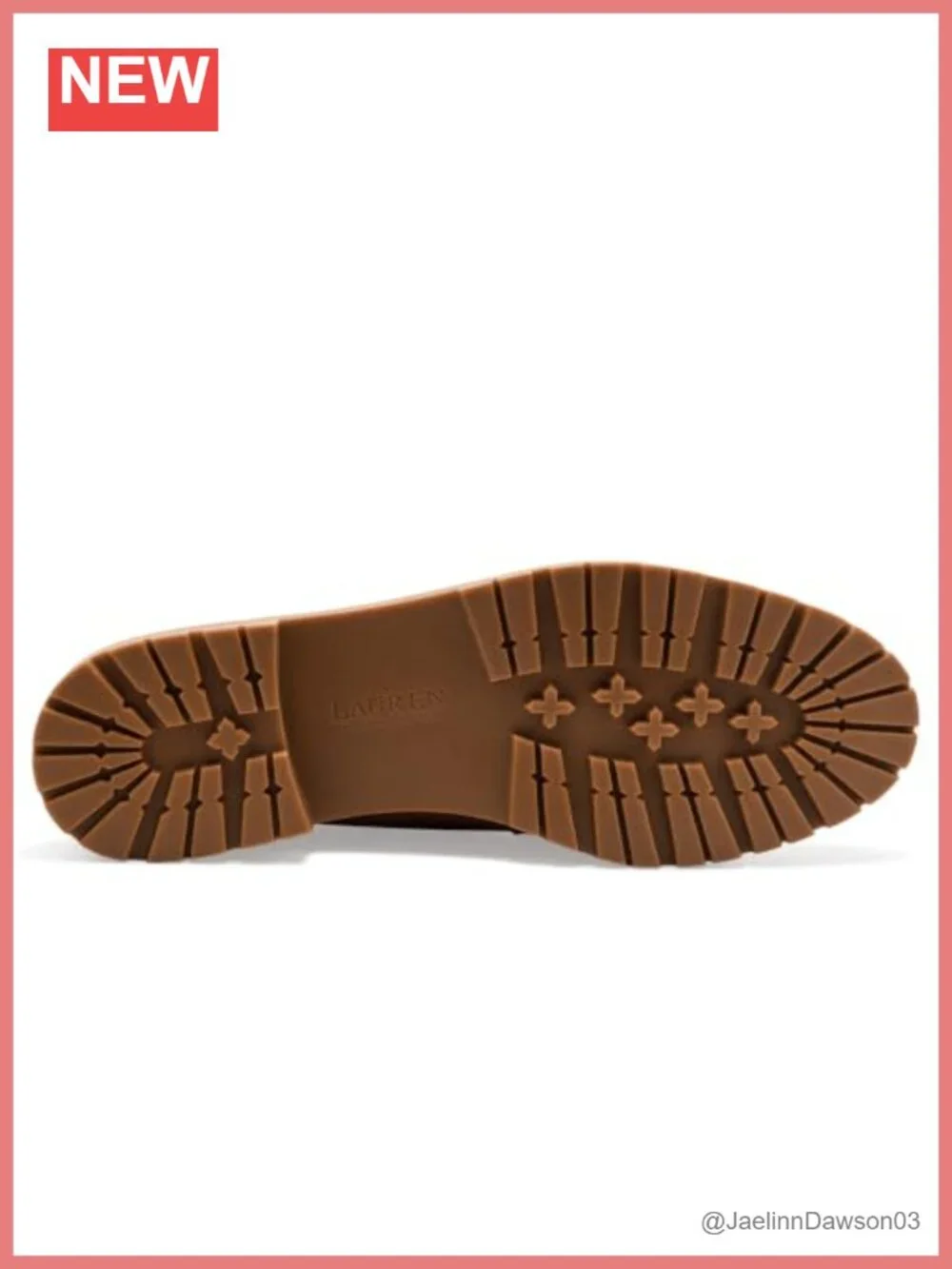 Leather Penny Loafers Slip-Ons with Lug Outsole